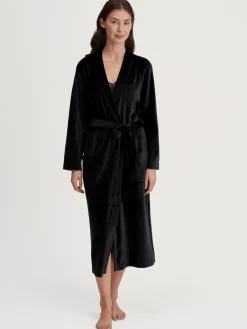 Kimono aus Velours, Länge 125 cm