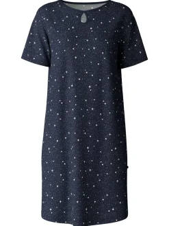 Kurzarm-Nachthemd, Länge 95 cm