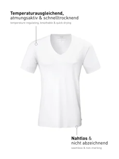 Kurzarm-Shirt, V-Neck