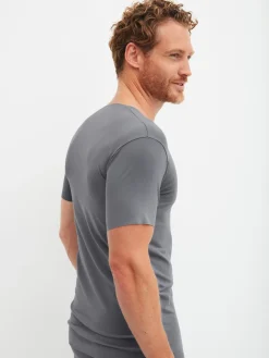 Kurzarm-Shirt, V-Neck