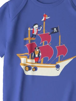 Kurz-Pyjama aus reiner Bio-Baumwolle