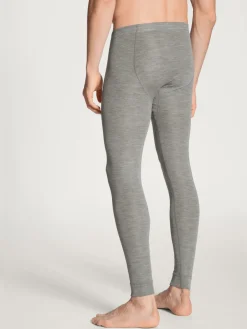 Longpants aus Wolle und Seide