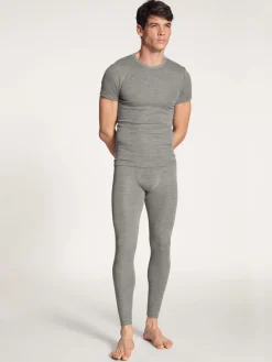 Longpants aus Wolle und Seide