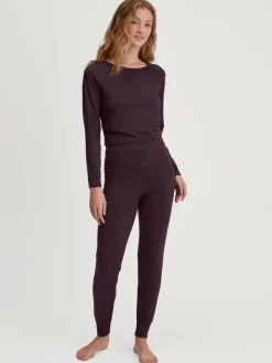 Pyjamahose mit Bündchen