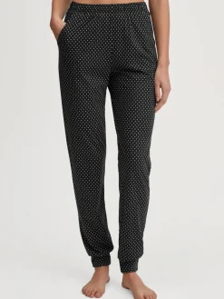 Pyjamahose mit Bündchen