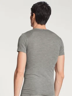 Shirt aus Wolle und Seide