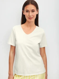 T-shirt mit V-Neck