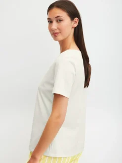 T-shirt mit V-Neck