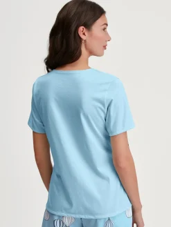 T-shirt mit V-Neck