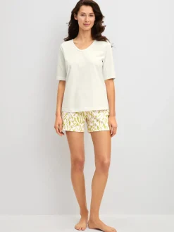 T-shirt mit V-Neck